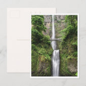 Portland Waterfall Oregon Columbia River Gorge Postkarte (Vorne/Hinten)