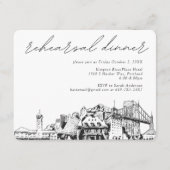 Portland Wedding Probe Einladungskarte (Vorderseite)