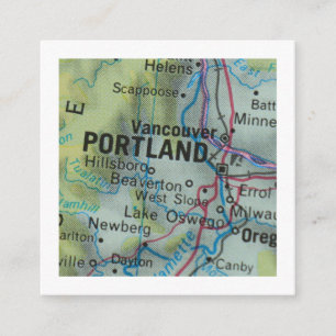 Portland Wir haben eine neue Adresskarte übertrage Begleitkarte