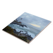 Portlandhauptleuchtturm am Sonnenaufgang Fliese (Seite)