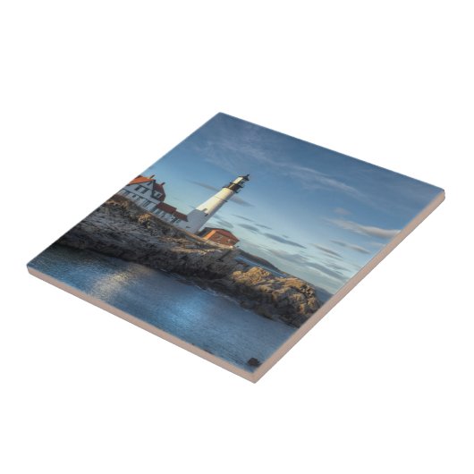 Portlandhauptleuchtturm Fliese (Seite)