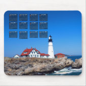 Portlandhauptleuchtturm-Kalender Mousepad (Vorne)