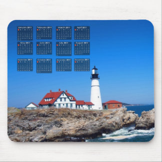 Portlandhauptleuchtturm-Kalender Mousepad