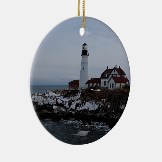 Portlandhauptleuchtturm Keramikornament (Rechts)