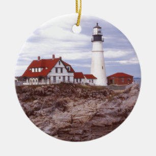 Portlandhauptleuchtturm Keramikornament