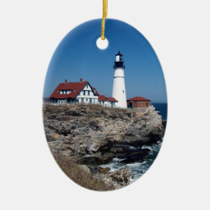 Portlandhauptleuchtturm Keramikornament