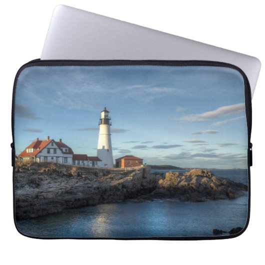 Portlandhauptleuchtturm Laptopschutzhülle (Vorderseite)