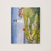 Portlandhauptleuchtturm-Maine-Aquarell-Malerei Puzzle (Vertikal)