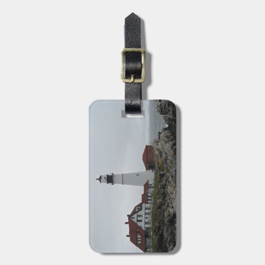 Portlandhauptleuchtturm, Maine Gepäckanhänger (Vorderseite vertikal)