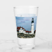 Portlandhauptleuchtturm, MAINE Glas (Vorderseite)