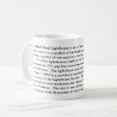 Portlandhauptleuchtturm, Maine-Tasse Kaffeetasse (Vorderseite Links)