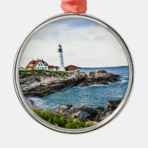 Portlandhauptleuchtturm Ornament Aus Metall