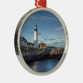 Portlandhauptleuchtturm Ornament Aus Metall (Rechts)