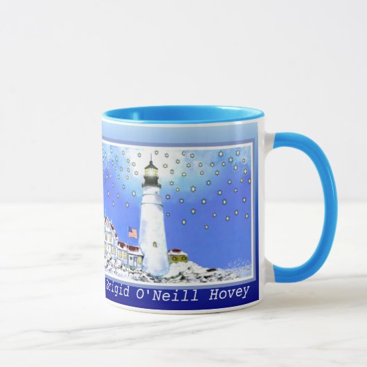 Portlandhauptlicht - Fall u. Winter durch Bonhovey Tasse (Rechts)
