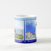 Portlandhauptlicht - Fall u. Winter durch Bonhovey Tasse (Mittel)