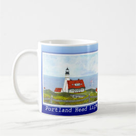 Portlandhauptlicht - Fall u. Winter durch Bonhovey Tasse