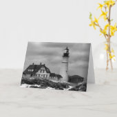 Portlandhead-Leuchtturmkarte Karte (Gelbe Blume)
