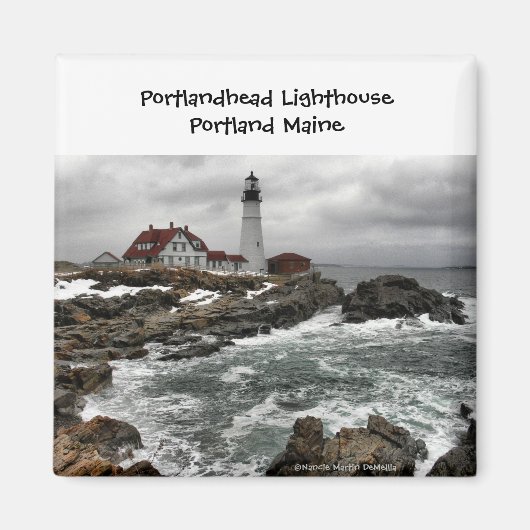 Portlandhead Lighthouse-Magnet Magnet (Vorne)