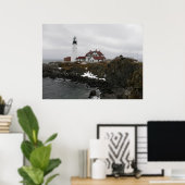 Portlandhead Lighthouse-Poster Poster (Heimbüro)