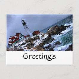 Portlandhead Lighthouse-Postkarte Postkarte
