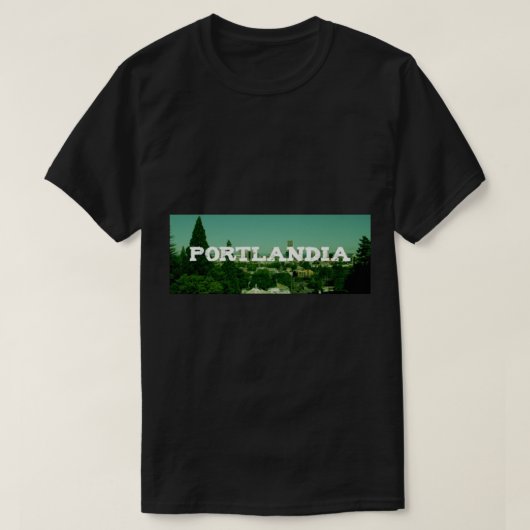 Portlandia Logo Sticker T-Shirt (Design vorne)