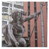 Portlandia Statue, Portland, Oregon Fliese (Vorderseite)