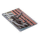 Portlandia statue, Portland, Oregon Notizblock (Rechte Seite)