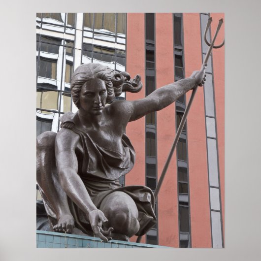 Portlandia statue, Portland, Oregon Poster (Vorne)