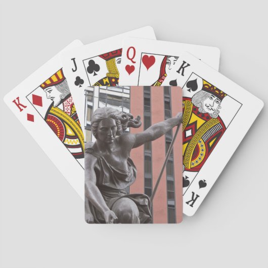 Portlandia Statue, Portland, Oregon Spielkarten (Rückseite)