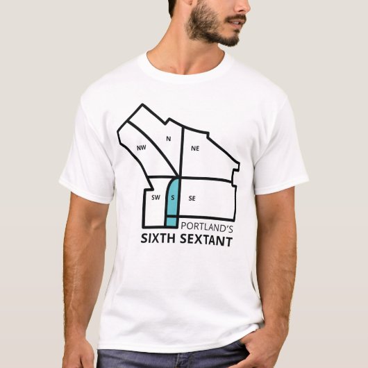Portlands sechster Sextant T-Shirt (Vorderseite)