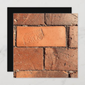 Portlandziegelweg Einladung (Vorne/Hinten)