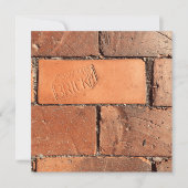 Portlandziegelweg Einladung (Vorderseite)