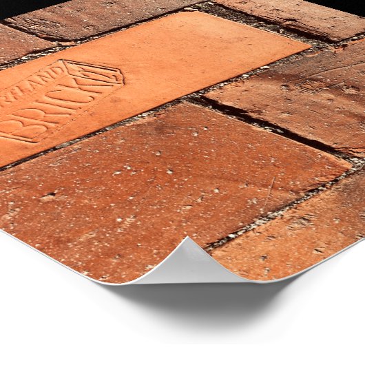 Portlandziegelweg Poster (Ecke)