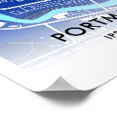 Portman Road Poster - Zuhause von Ipswich Town FC (Ecke)