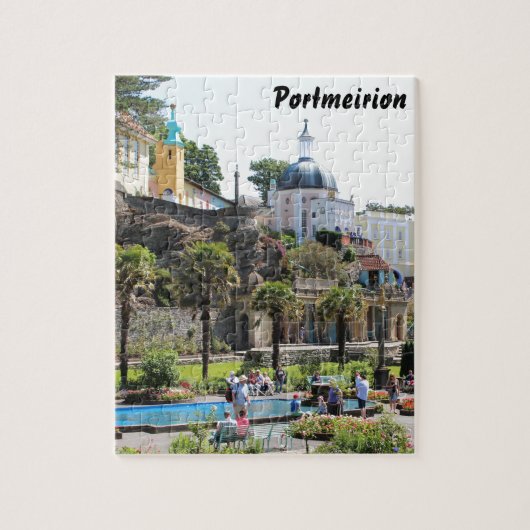 Portmeirion Mitte-Ansicht Puzzle (Vertikal)