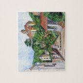 Portmeirion North Wales Pen und Wash Sketch Puzzle (Vertikal)