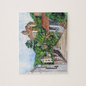 Portmeirion North Wales Pen und Wash Sketch Puzzle (Vertikal)