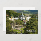 Portmeirion North Wales Touristendorf Szene Postkarte (Vorne/Hinten)