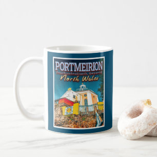 PORTMEIRION - PENRHYNDEUDRAETH GWYNEDD NORTH WALES KAFFEETASSE