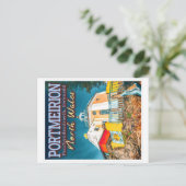 PORTMEIRION - PENRHYNDEUDRAETH GWYNEDD NORTH WALES POSTKARTE (Stehend Vorderseite)