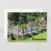 Portmeirion Postcard Drei Postkarte (Vorne/Hinten)
