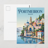 Portmeirion Wales Postkarte (Vorne/Hinten)