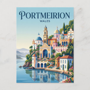 Portmeirion Wales Postkarte