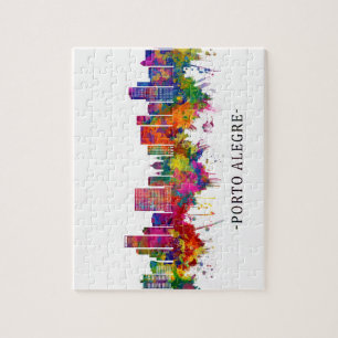 Porto Alegre Brasilien Skyline Puzzle