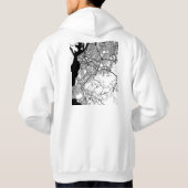 Porto Alegre Brazil City Map Hoodie (Rückseite)