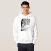 Porto Alegre Brazil City Map Hoodie (Vorne ganz)