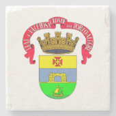 Porto Alegre (Siegel der Stadt) - BRASILIEN Steinuntersetzer (Vorderseite)