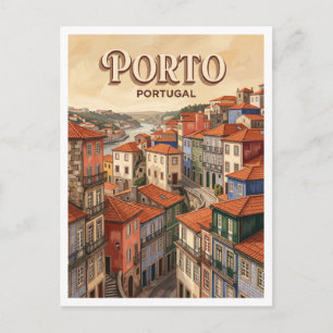 Porto Altstadt Portugal Postkarte