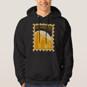 Porto-Briefmarke mit Sonnenuntergang im Freiwasser Hoodie