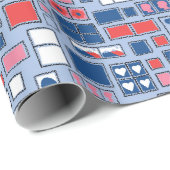 Porto-Briefmarken-Druck Geschenkpapier (Rolleneckpunkt)